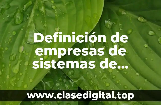 Definición de empresas de sistemas de motivación de una empresa