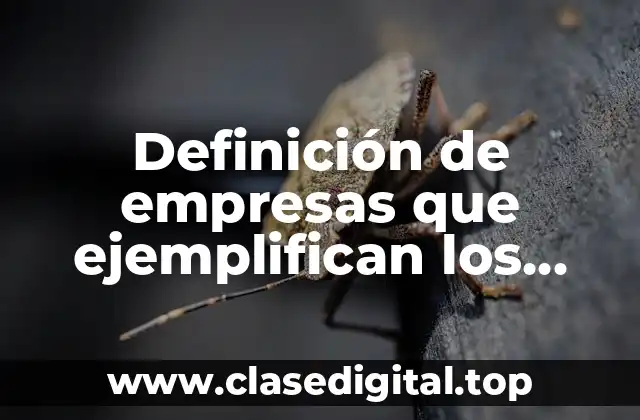 Definición de empresas que ejemplifican los efectos de la sinergia