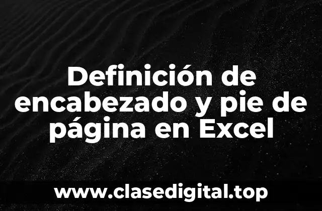 Ejemplos de encabezado y pie de página