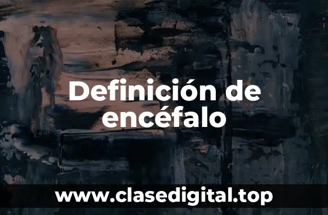 Ejemplos de encéfalo