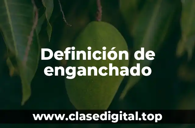 Definición de enganchado