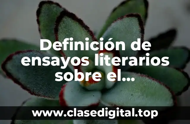 Ejemplos de ensayos literarios sobre el calentamiento global