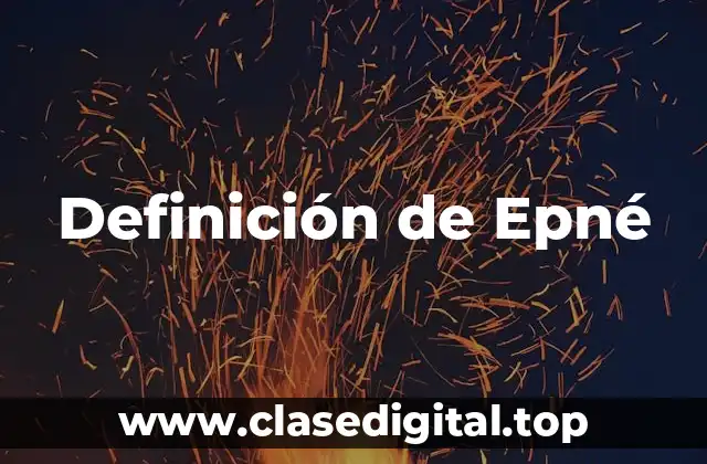 Definición de Epné