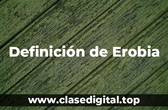 Definición de Erobia