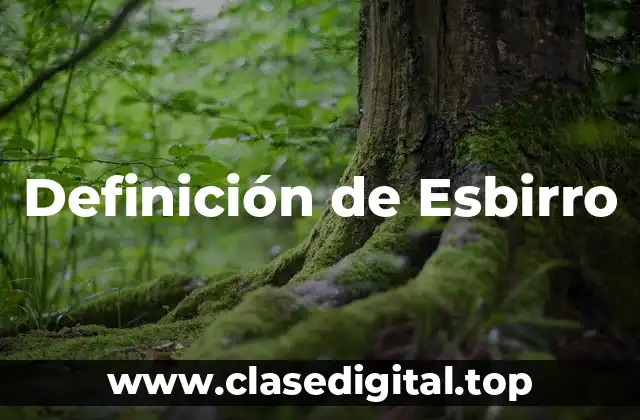 Definición técnica de Esbirro