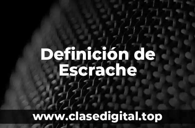 Definición de Escrache