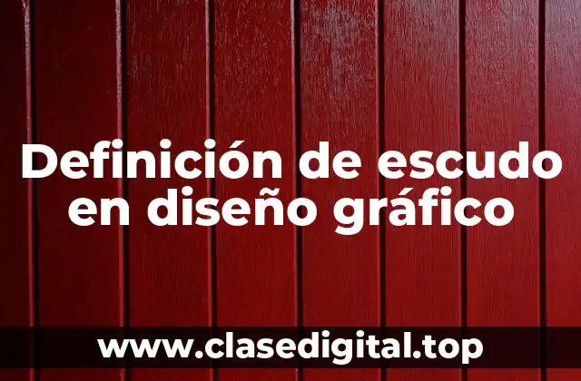 Definición de escudo en diseño gráfico