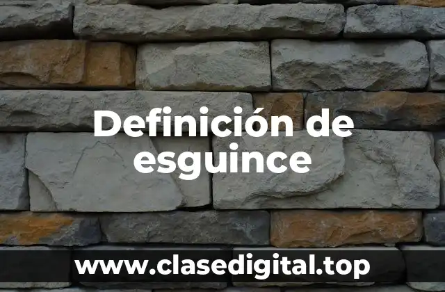 Definición de esguince