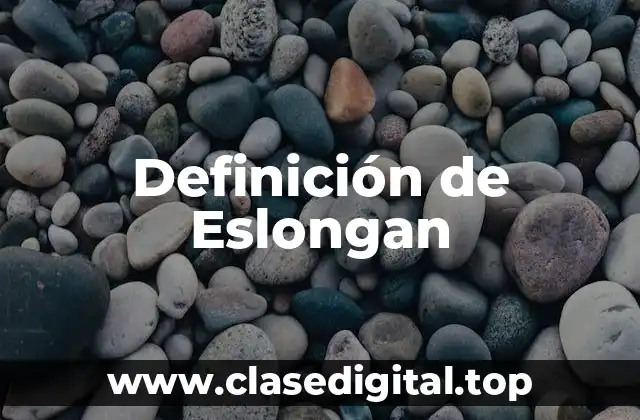Definición de Eslongan