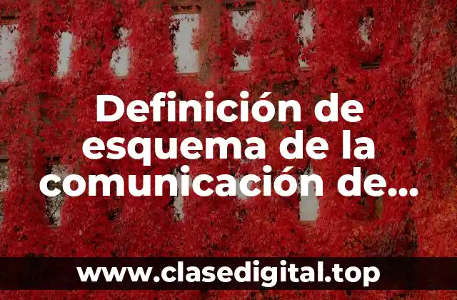 Definición de esquema de la comunicación de Aristóteles