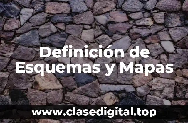 Definición de Esquemas y Mapas