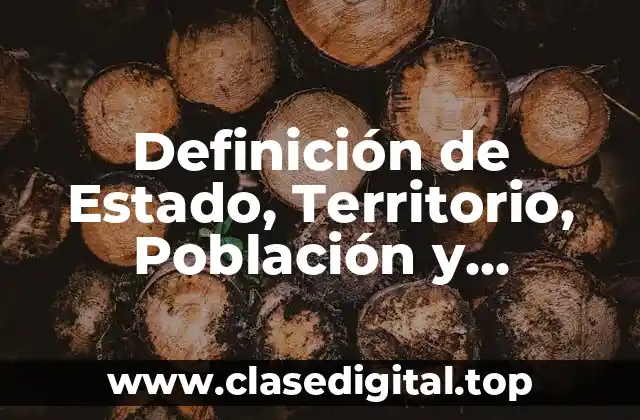 Definición técnica de Estado