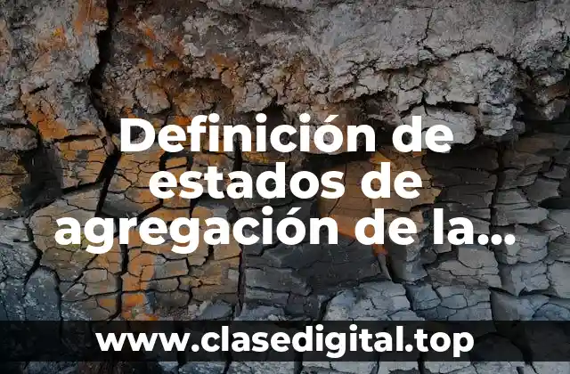 Ejemplos de estados de agregación de la materia plasma