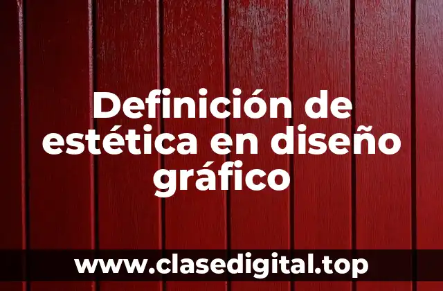 Definición de estética en diseño gráfico