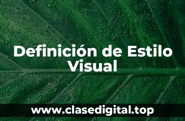 Definición de Estilo Visual