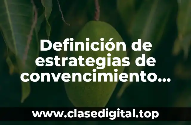 Definición de estrategias de convencimiento para vender libros