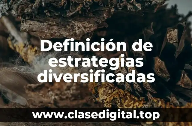 Definición de estrategias diversificadas