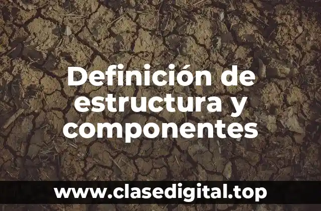 Definición de estructura y componentes