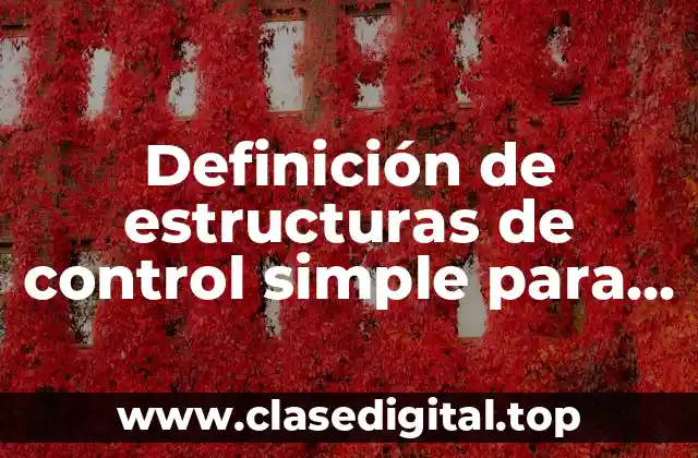Ejemplos de estructuras de control simple para DFD
