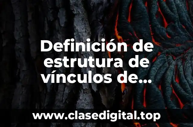 Definición de estrutura de vínculos de navegación