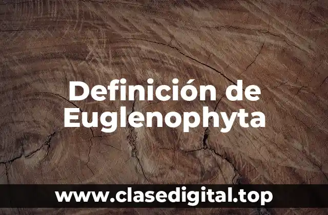 Ejemplos de Euglenophyta