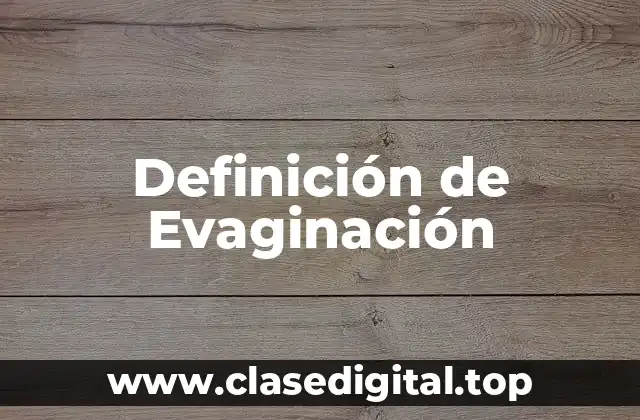 Definición de Evaginación