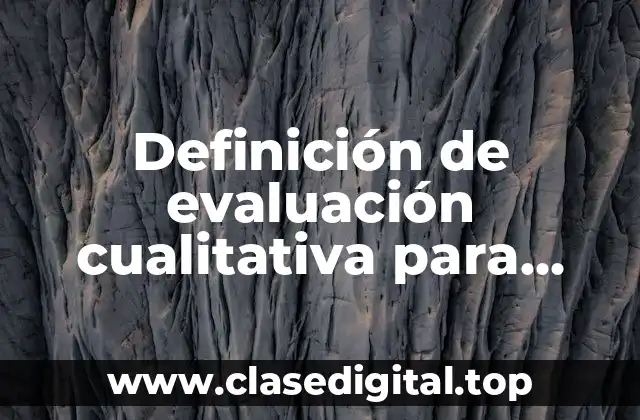 Ejemplos de evaluación cualitativa para pensamiento en preescolar