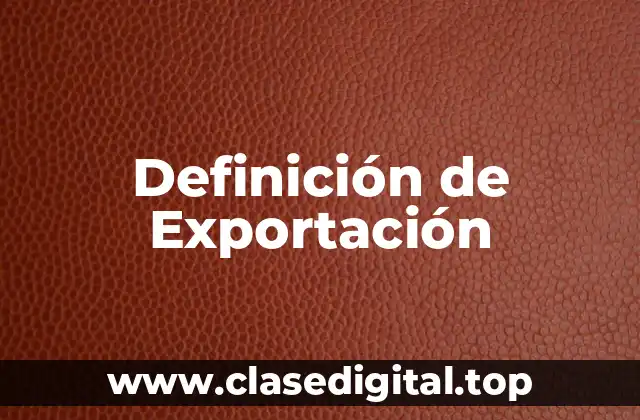 Ejemplos de Exportación