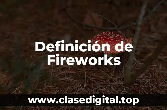 Definición técnica de Firework