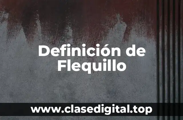 Definición de Flequillo