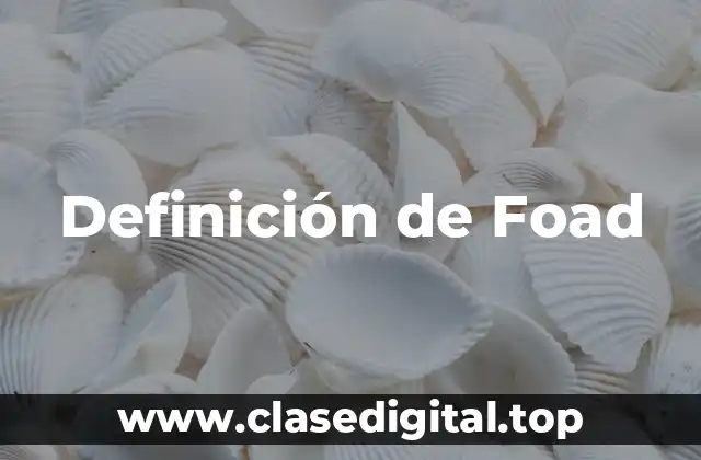Definición de Foad