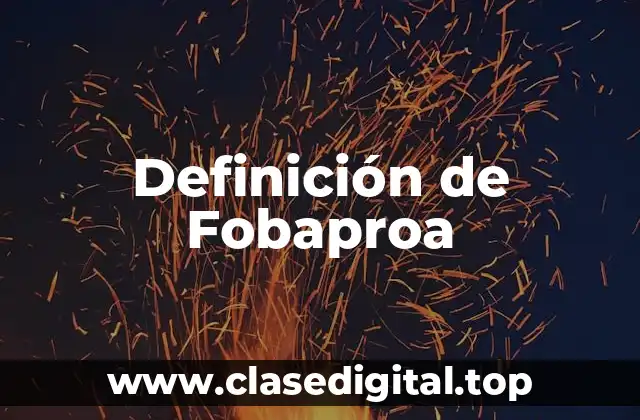 Definición de Fobaproa