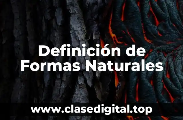Definición de Formas Naturales