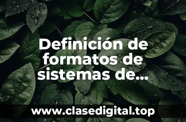 Definición de formatos de sistemas de referencia estilo ACS