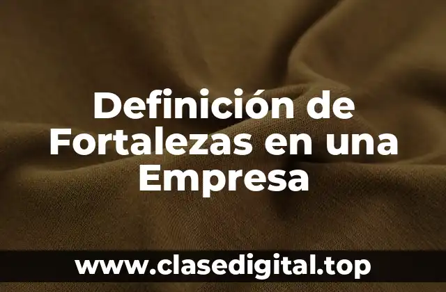 Definición de Fortalezas en una Empresa
