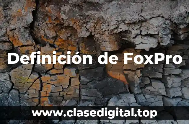 Definición de FoxPro