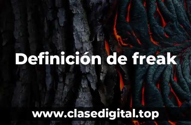Definición de freak