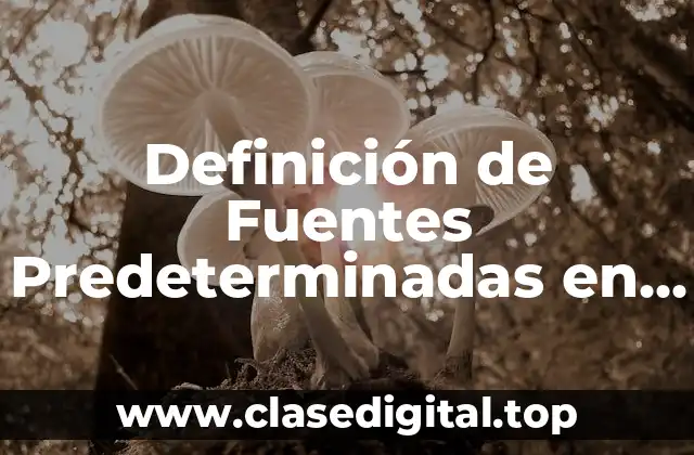 Definición de Fuentes Predeterminadas en PowerPoint