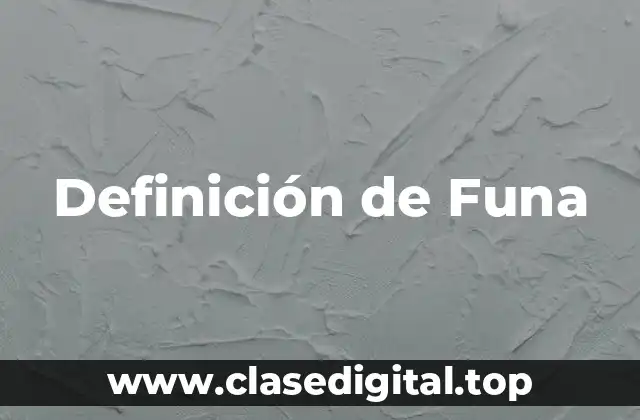 Definición de Funa