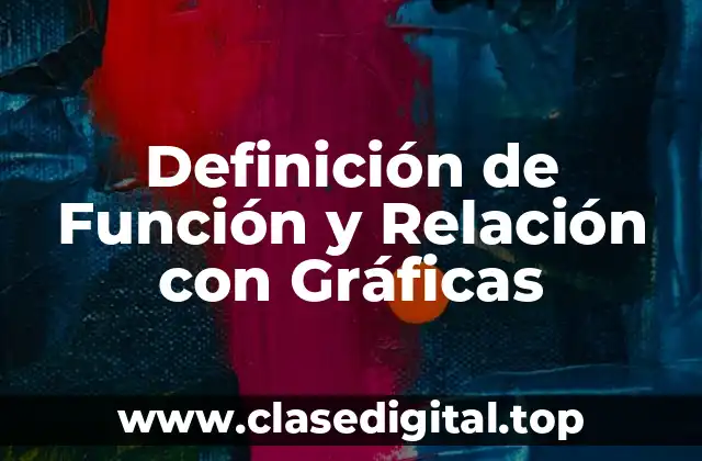 Definición de Función y Relación con Gráficas