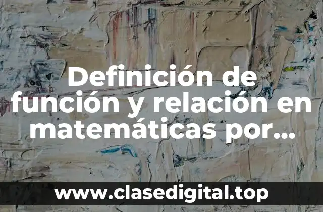 Ejemplos de funciones en matemáticas
