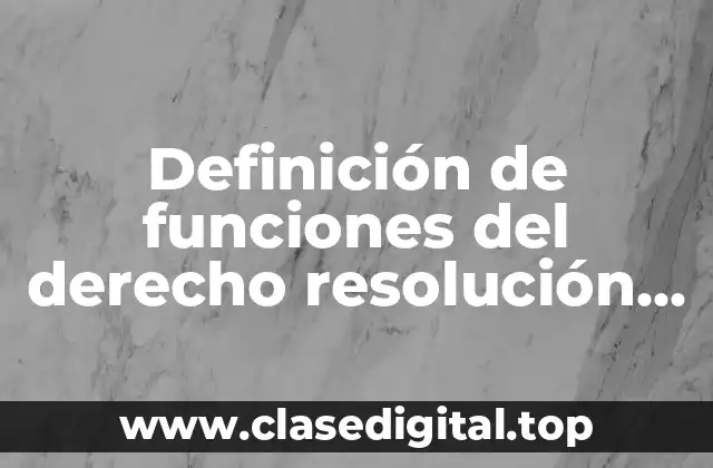 Ejemplos de resolución de conflictos en el derecho