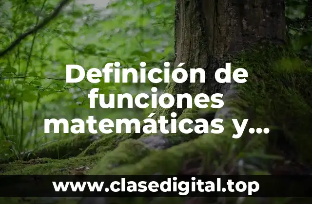 Definición de funciones matemáticas y trigonométricas en Excel