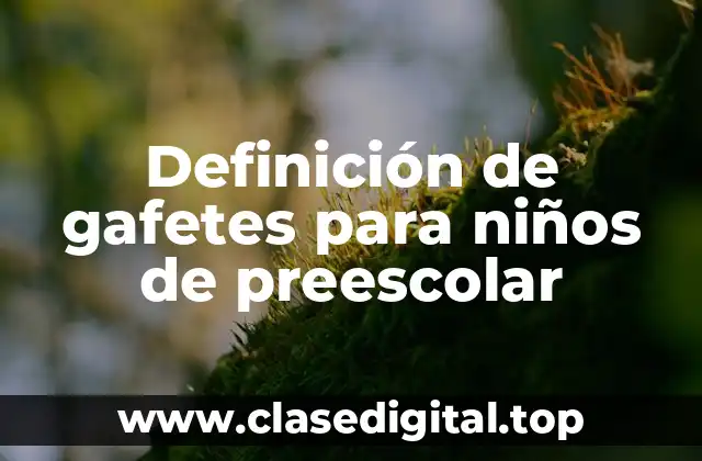 Ejemplos de gafetes para niños de preescolar