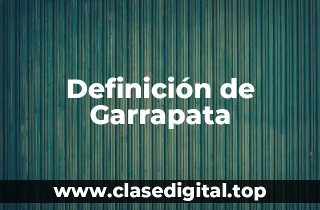 Definición de Garrapata