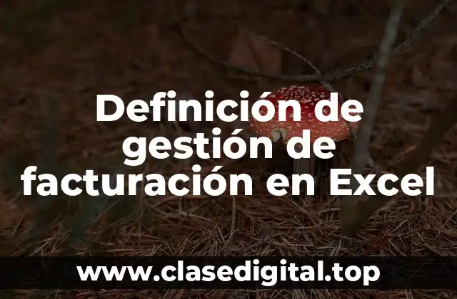 Ejemplos de gestión de facturación en Excel