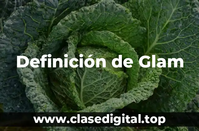 Definición de Glam