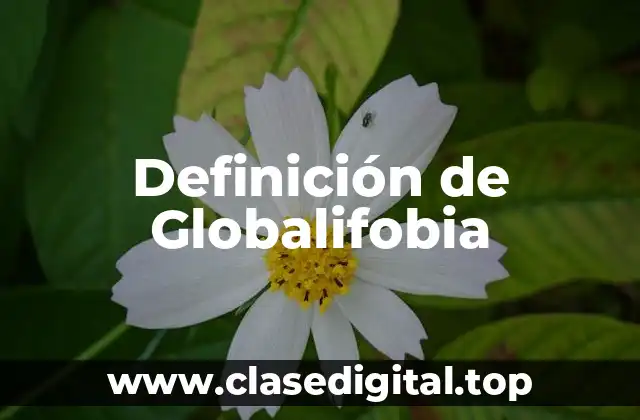 Definición de Globalifobia