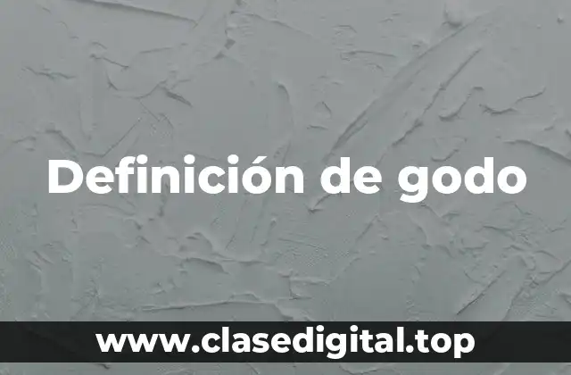 Definición de godo