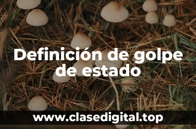 Ejemplos de golpe de estado